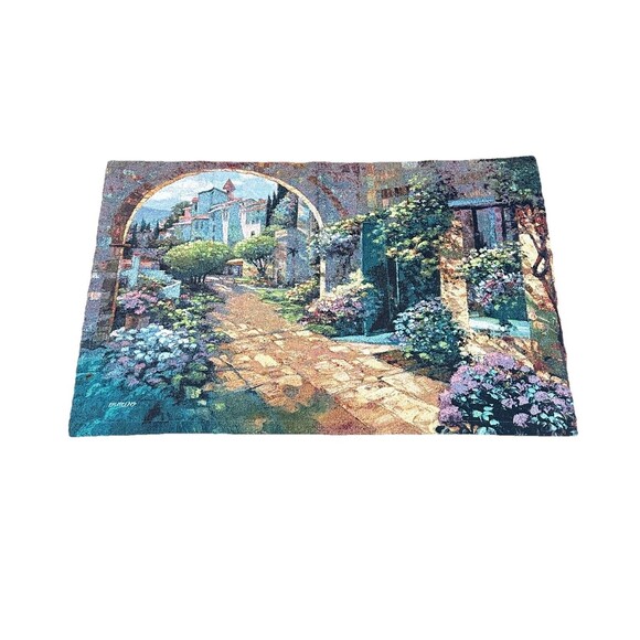Other - Vintage Medeival French Tapestry Stunning Tapestry Home Decor 3x4 ft Colorful